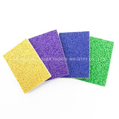 Shock Proof EPDM Floor Tiles Recycled Customized Colored Surface