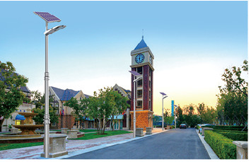 Le réverbère solaire mené futé personnalisable du watt 50watt 60watt du watt 40 du réverbère d'énergie solaire 30 a mené léger