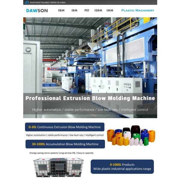 Контейнер большой емкости машин прессформы 1000Liters дуновения штранг-прессования танка IBC