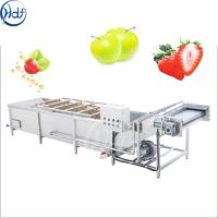 Máquina vegetal da arruela com a máquina de lavar de fruto de circulação do sistema da água