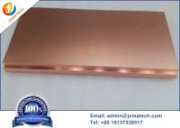 Pureté ultra grande de cuivre 99,999%, 99,9999% de cible de pulvérisation de plat