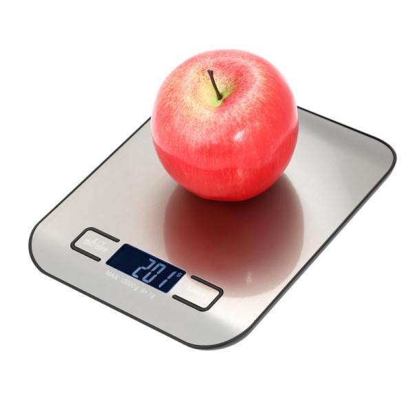 Customized Service Supported High Accuracy 1g/Max. 5000g Ceramic Electronic Digital Kitchen Scale for One Stop Shopping