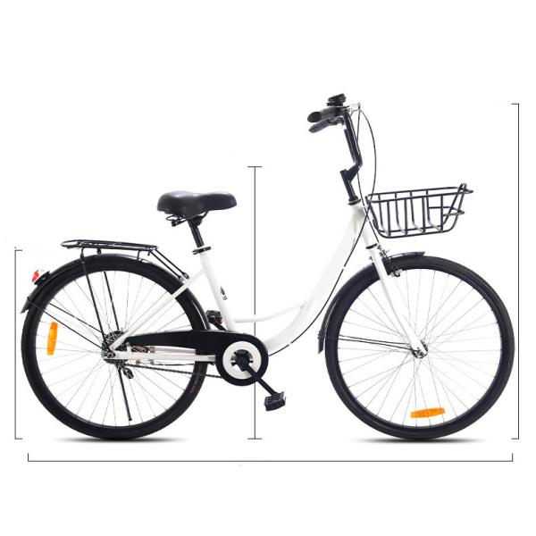 Odm Customized Urban City Bicycles High Carbon Steel Frame for an Environmentally-friendly Ride