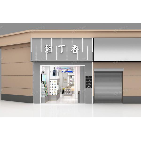 Estuche de exhibición de cosméticos de la serie Gray Classics para diseño de tiendas y exhibición en tiendas