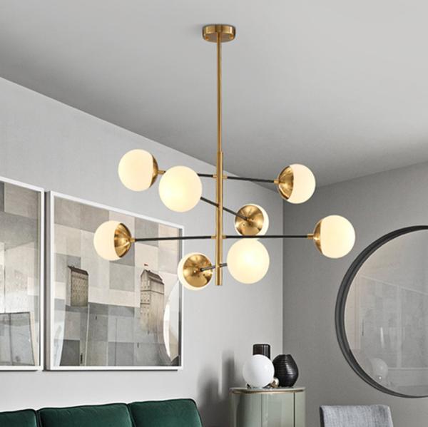 Glass Ball Chandeliers for Dining Room Kitchen Living Room Bedroom Hanging Ceiling Chandelier (WH-MI-293)