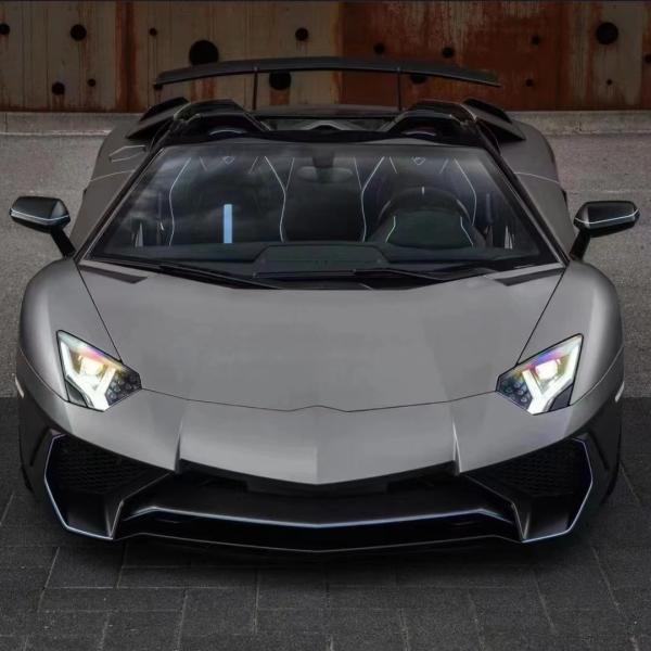 Para Lamborghini Aventador LP700 Fibra de carbono Kit de carrocería Aventador Actualizado 740SV delantero y trasero parachoques