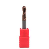 8mm Dia R4*8*16*8*150L 2Flutes TiAISiN Carbide Ball Nose End Mill For Carbon Steel Alloy Steel Cast Iron