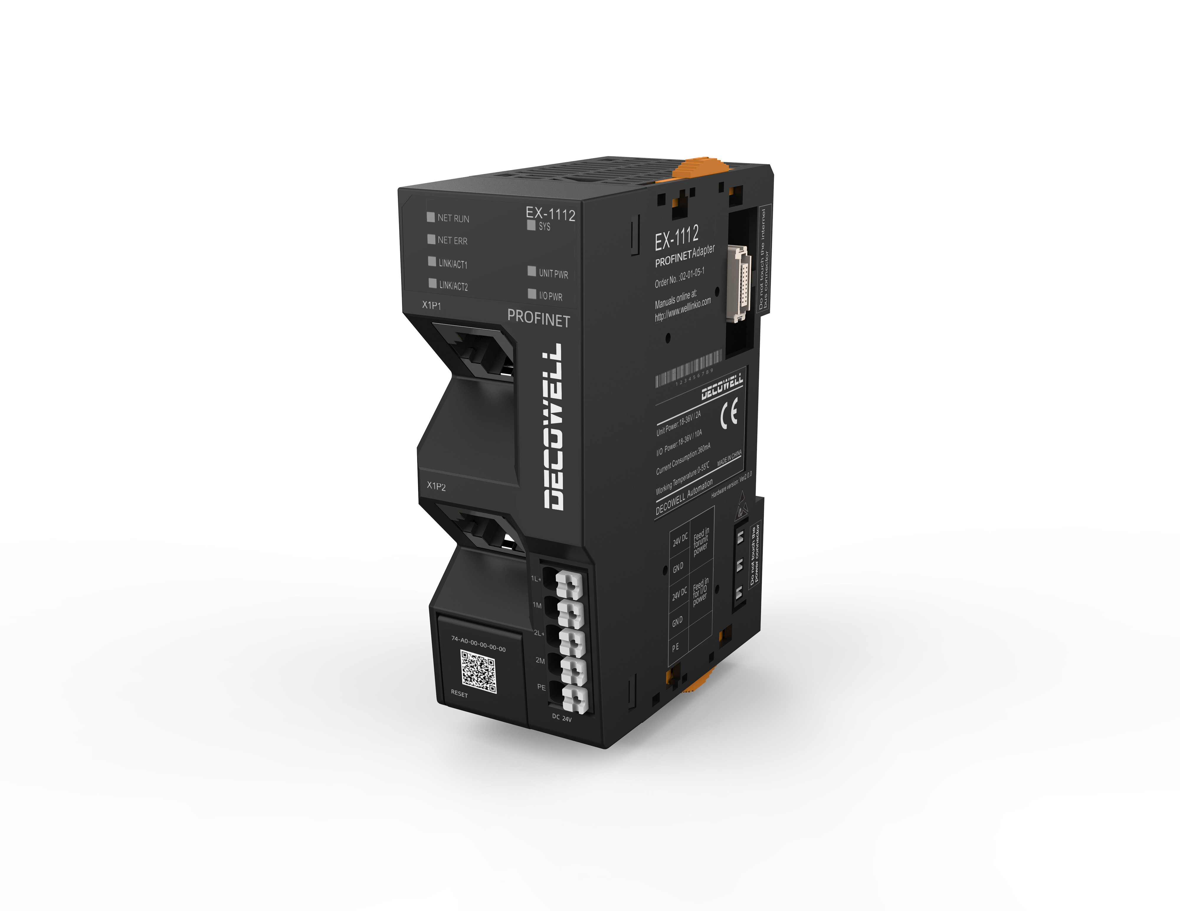 Экс-серия Ethernet IP Remote IO Модуль промышленной автоматизации Slim Design EX-1121