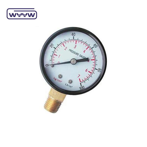 un manomètre de gaz naturel de type bourdon