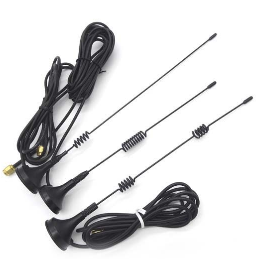 High Gain SMA RG174 GSM Antenna with 800 900 868 1800 2100 2700 MHz Frequency Range