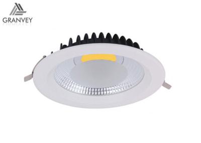10W Round Recessed LED Down Light High Power Ultra Thin COB 90-100LM/W 3000/6500K