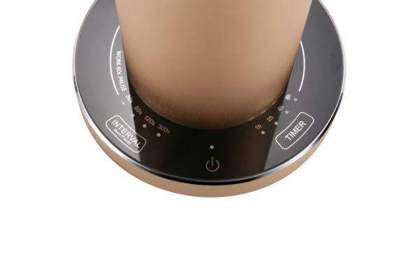 Gold Commercial Scent Machine , Cylindrical Air Freshener Machine For Hotels