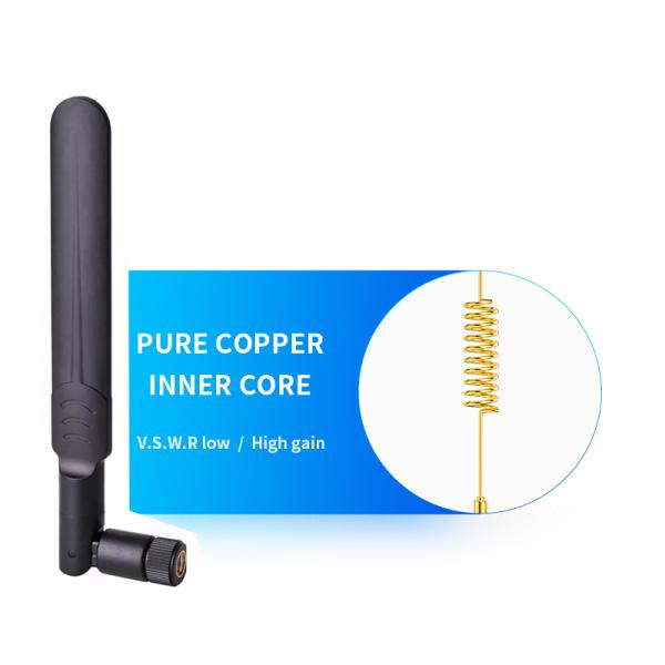 Black Long Range Omni Signal 360 Degree Receiver Wireless External 1km Rubber Router 2.4GHz SMA 5GHz 6E WiFi Antenna