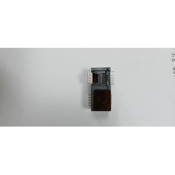 Single Port Shielded SMT RJ45 Connector R / A 50 U