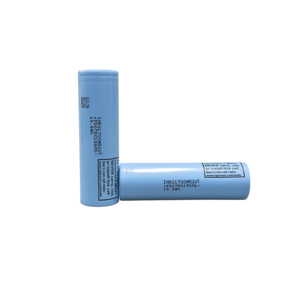 INR21700M52V 21700 Cylindrical Cells 3.69V 19Wh 3C Rechargeable Lithium Ion Battery