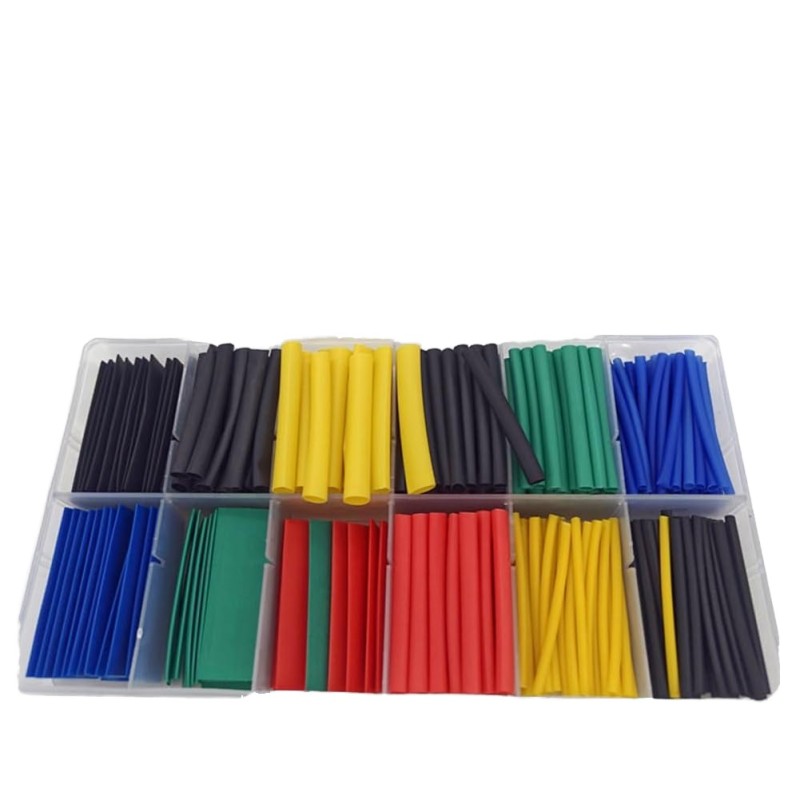 WZOODQ Manufacturer's Wholesale Boxed Flame Retardant Polyolefin Heat Shrinkable 2:1 1kv Electrical Insulation Set -40C