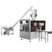Máquina de embalaje rotativo automático de bolsas de papel 16-70 bolsas/min Para bolsas de papel prefabricadas