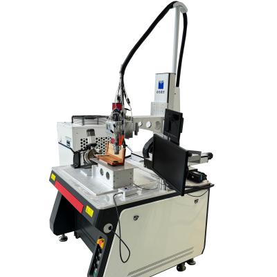 QCW Three Axis Fiber Laser Welding Machine For Metal Galvanized Sheet And Aluminum Welding