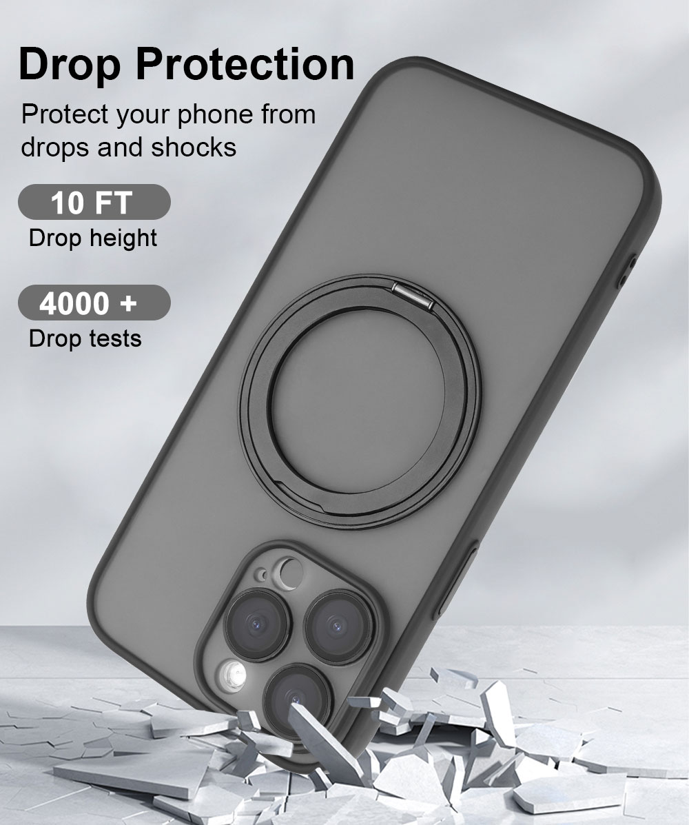 Kickstand Phone Case for Iphone X 7 8 10 11 12 13 14 15 Max Pro Plus Ring Cover Magnetic Wireless Charging Sjk257 Laudtec