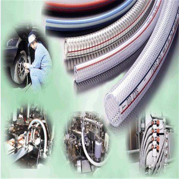 quality fiber reinforce PVC Air Hose Nylon For Air Line pipe Or Fluid Transfer Tube