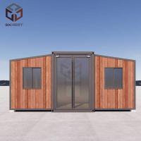 Logements en conteneurs pliables modulaires résidentiels mobiles ignifuges