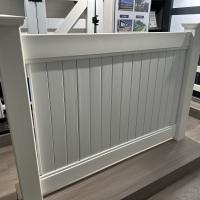 Post 2.59m Pvc Vinyl Privacy Fence Panels Eco Friendly 6ft High