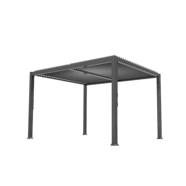 Outdoor Garden Aluminum Pergola with Waterproof Roof System Stylish Design