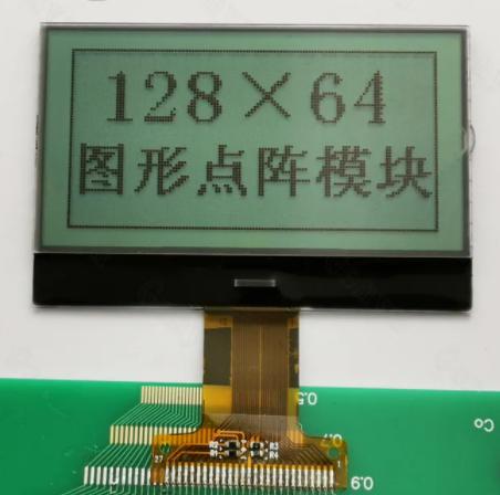 2.4 Inch LCD Screen FSTN 128x64 LCD Display Transflective 8 Bit Parallel 27PIN