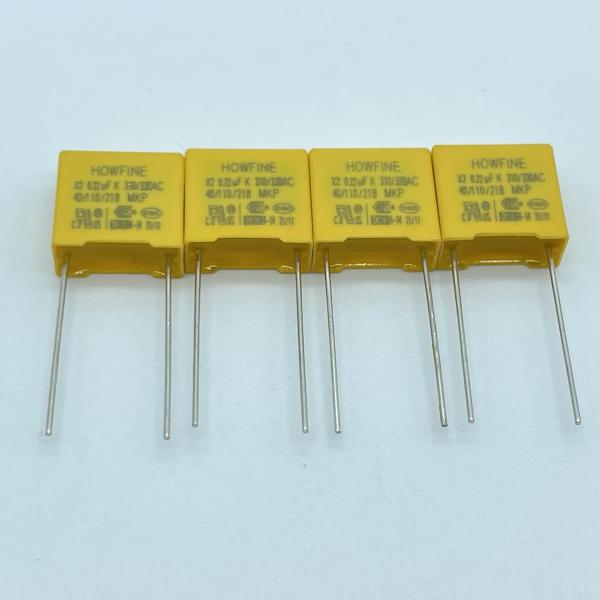 Anti Interference X2 Film Capacitor 310V-330V Tinned Copper Clad Steel Wire