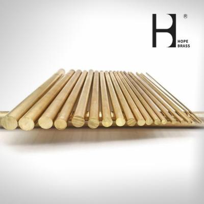 Round Shape Wearproof 6 Meter Length Brass Rods For Industrial