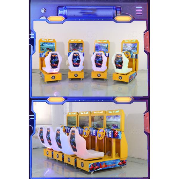 Experience the Thrill with Kids Driving Race Car Arcade Machine Racing Simulator