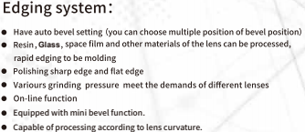 3D JingGong Paternless Auto Lens Edger CR39 Glass PC Lenses Patternless Lens Edgers Suitable For Mini Frames SJG-910A&910 Durable With Scanner