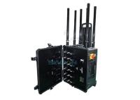 300w 6 canais Drone Jammer de sinal de longa distância até 1500m para militares