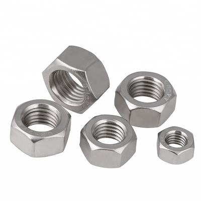 Auto Parts Stainless Steel Hex Nuts Passivated Fine Thread Zinc Plated Finish