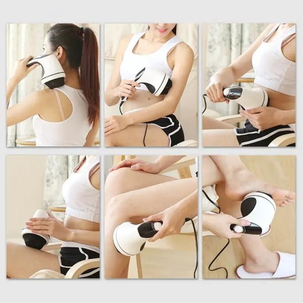 Handheld Electric Vibrating Massage Gun Full Body Pain Relief Massager Machine