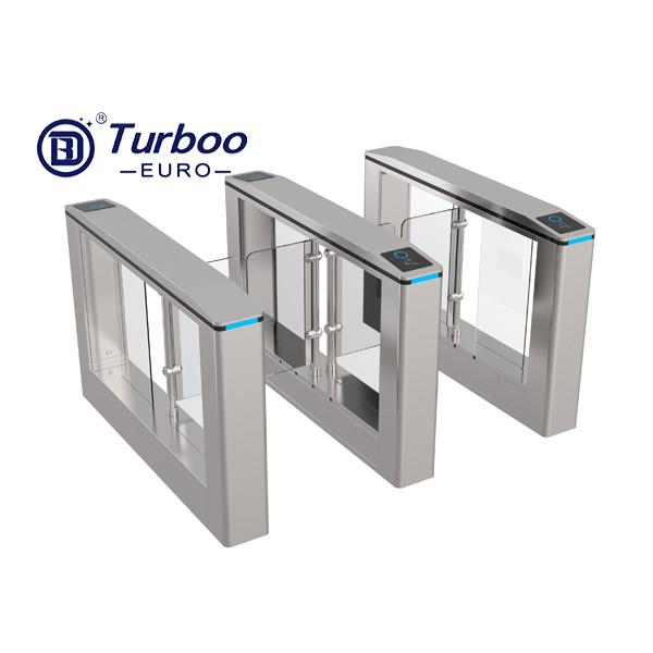 600-1300mm Width Swing Turnstile Gate SUS304 14 Pairs Infrared Sensor