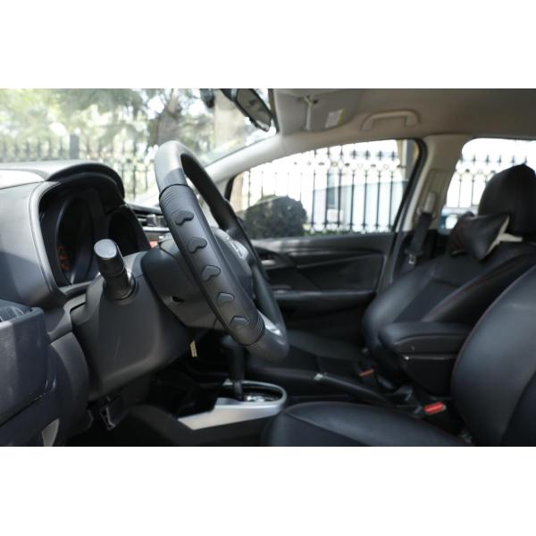 Anti Slip Pu Breathable Car Steering Wheel Cover 25 X 207mm Matte Black Color