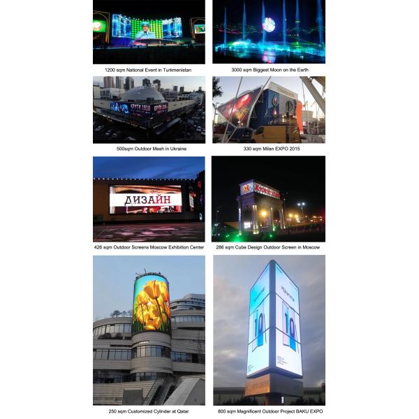 P10.42mm LED Mesh Screen IP68 dust proof Super Light for Big Building