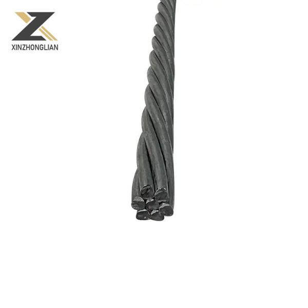 12mm 1X7 1X19 Round Strand Galvanized Steel Wire Rope for Cableway at CIF Payment Term