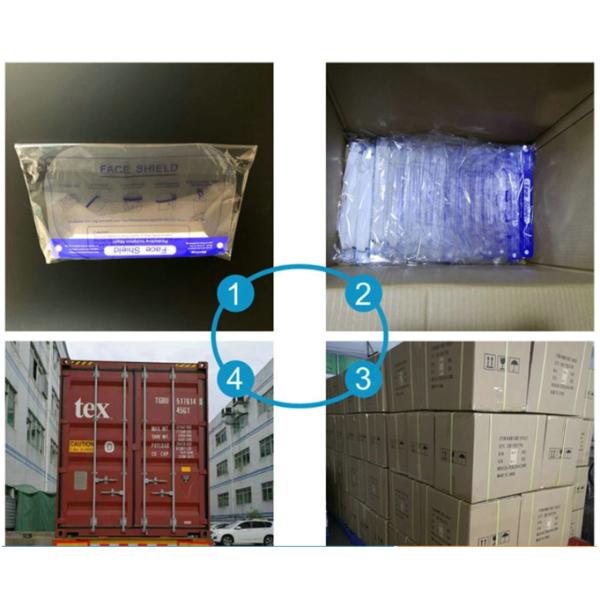 Transparent Protective Kids Child Children Safety Visor Face Facial Weat Glasses Clear Shield Faceshield with Glasses Fr