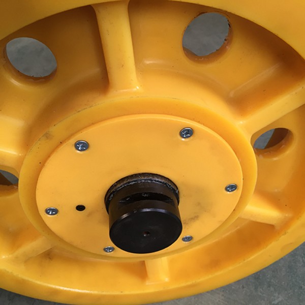 Nylon Traction Elevator Nylon Pulley Wheels Traction Sheave Elevator Drive Pulley