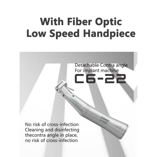 COXO 2000RPM Низкоскоростной зубной ручной части имплантат ручной части 20:1