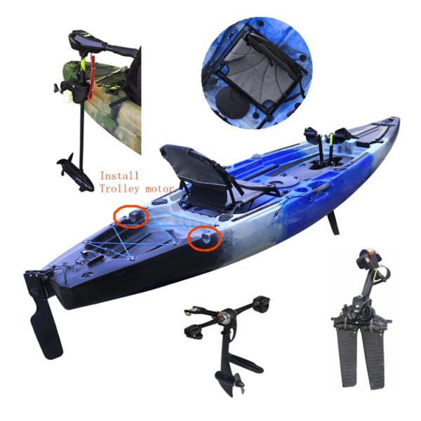 500 Lb Capacity Huarui Sit On Top Fishing Kayak With Pedals