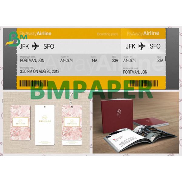 бумага крышки 12pt белая C2S в крене и Ream используемых для посадочного талона бумага крышки 12pt белая C2S в крене и Ream используемых для посадочного талона