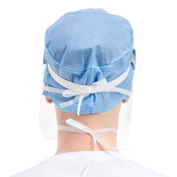 Hubei Haixin Medical Facemask Goggles Transparent PET Face Shield with Anti-Fog Eye Disposable Protective Face Masks Suppliers