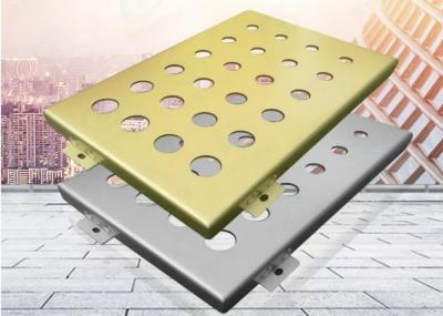 Wall Modeling Door Head  Perforated Aluminium Panels Facade 1220*2440mm