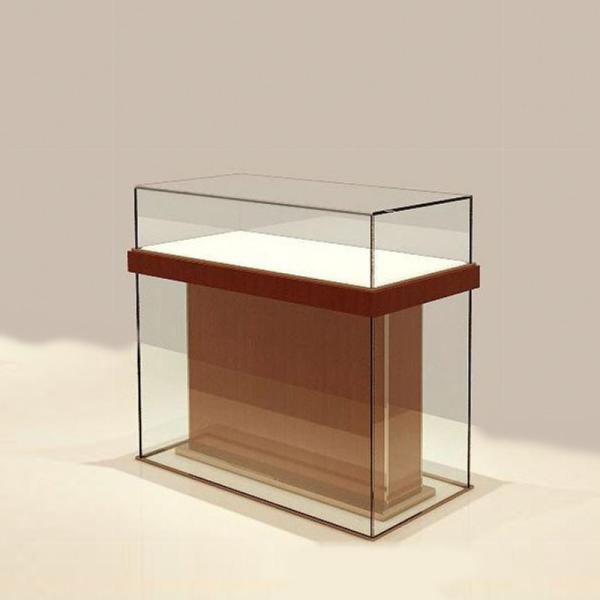 Livingroom Furniture Aluminum Glass Perfume Cabinet Display Case with Good Qualit