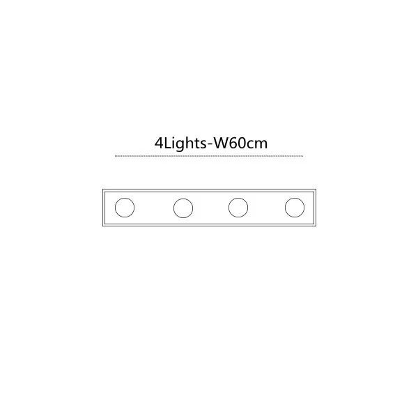 Bathroom Decor Mirror Light Dimming Cabinet Makeup Lights ball Around Mirror Wall Lamps (WH-MR-77)