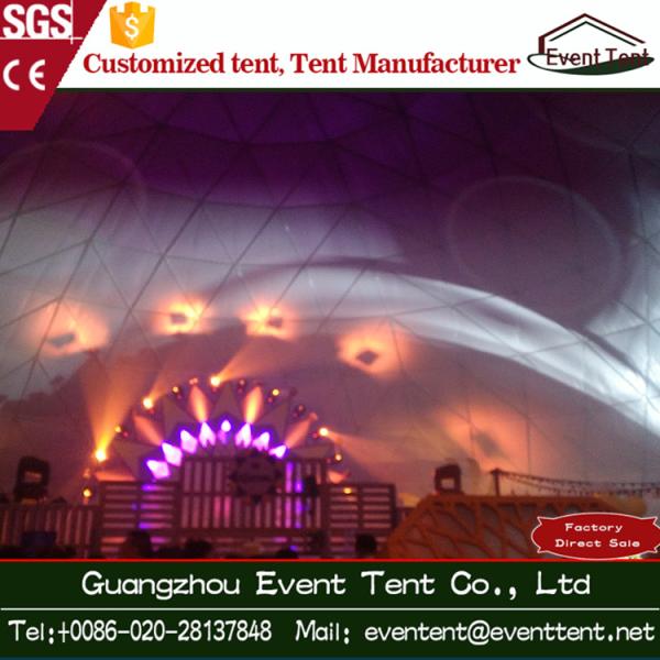 Transparent Geodesic Dome Tent Outdoor Event Tent For Over 1000 People