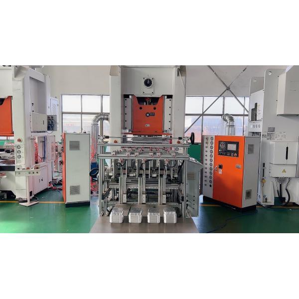 PLC Controlled Efficient Aluminium Foil Container Making Machine 26KW